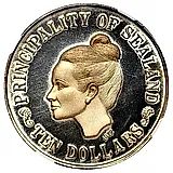 10 долларов 1972 [Силенд] Proof