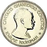 10 шиллингов 1958, Независимость [Гана] Proof