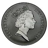 1 доллар 1993, Кенгуру [Австралия]