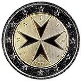 2 евро 2008, регулярный чекан Мальты [Мальта]