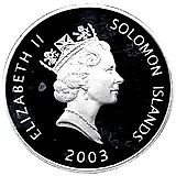 25 долларов 2003, Sikorsky [Соломоновы Острова] Proof