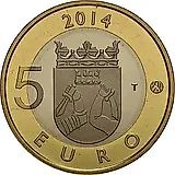 5 евро 2014, кукушка [Финляндия]