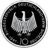 10 марок 1997, A, дизельный двигатель [Германия] Proof