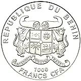 100 франков 2010, серебро [Бенин]