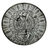 5 злотых 1934, Юзеф Пилсудский, орел без короны [Польша]