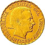 5 песо 1930, 100 лет Конституции [Уругвай]