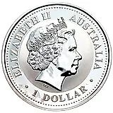 1 доллар 2006, золотая собака [Австралия]