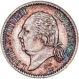 ¼ франка 1817-1824 [Франция]