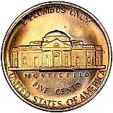 5 центов 1980, D, Томас Джефферсон [США]