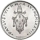 500 лир 1977 [Ватикан]