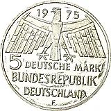 5 марок 1975, год охраны памятников [Германия / ФРГ]
