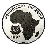 1000 новых заиров 1997, Португальская каравелла [Демократическая Республика Конго / Заир] Proof