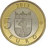 5 евро 2013, некрополь Саммаллахденмяки [Финляндия]