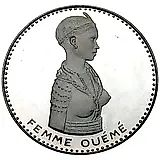 500 франков 1971, 10 лет Независимости [Дагомея] Proof