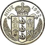 5 долларов 1992, бег [Ниуэ] Proof