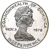 20 Dollars 1978, 50th Anniversary of the Graf Zeppelin Airship Construction [Dominica] Proof