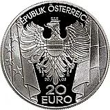 20 евро 2003, план Маршала [Австрия] Proof