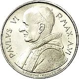 500 лир 1968 [Ватикан]