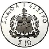 10 тала 1994, де Лаперуз [Самоа] Proof