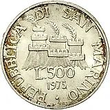 500 лир 1975, Скульптор [Сан-Марино]