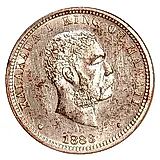 25 центов 1883 [США / Гавайи]