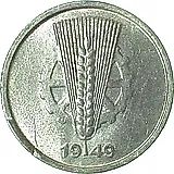 5 пфеннигов 1949, А [Германия / ГДР]