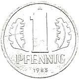1 пфенниг 1983, А [Германия / ГДР]
