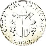 1000 лир 1987 [Ватикан]