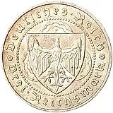 3 рейхсмарки 1930, F, Фогельвейде [Германия]