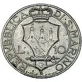 10 лир 1935 [Сан-Марино]