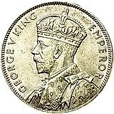 1 рупия 1934 [Маврикий]