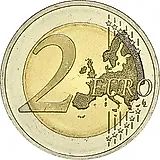2 евро 2015, литовский язык, Мельхиор (медь-никель) [Литва]