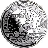 20 евро 2010, Фландрийский пёс [Бельгия] Proof