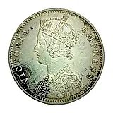 1 рупия 1892, C, знак монетного двора: "C" - Калькутта [Индия / Британская Индия]