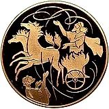 10 новых шекелей 2011, Илия в вихре на небо [Израиль] Proof