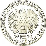 5 марок 1974, конституция [Германия / ФРГ]