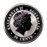 50 центов 2000, Восточный календарь - Год Дракона [Австралия] Proof