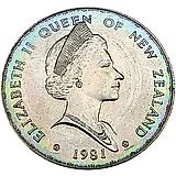 1 доллар 1981, Королевский визит [Новая Зеландия]