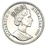 1 крона 1999, Гибралтар [Гибралтар] Proof