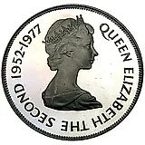 25 рупий 1977, 25 лет правления Королевы Елизаветы II [Маврикий] Proof