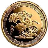 1/4 соверена 2017, современный соверен [Великобритания] Proof