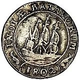 1/8 гульдена 1802 [Индонезия / Голландская Ост-Индия]