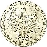 10 марок 1972, G, спортсмены [Германия / ФРГ]