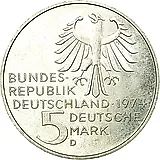 5 марок 1974, Кант [Германия / ФРГ]