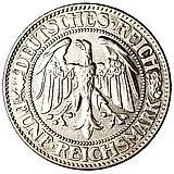 5 рейхсмарок 1928, F, знак монетного двора "F" — Штутгарт [Германия]