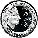 10 евро 2009, Альберт II [Бельгия] Proof