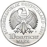 10 марок 2001, A, Военно-морской музей в Штральзунде [Германия]