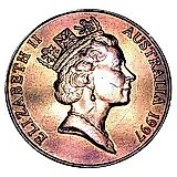 1 Dollar 1997, 100th Anniversary of the Birth of Charles Kingsford Smith (Portrait of Charles and Airplane) [Australia]