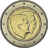 2 евро 2014, Виллем-Александр и Беатрикс Нидерланды [Нидерланды]