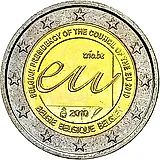 2 евро 2010, председательство Бельгии [Бельгия]